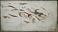 法隆寺金堂壁画のうち小壁飛天図