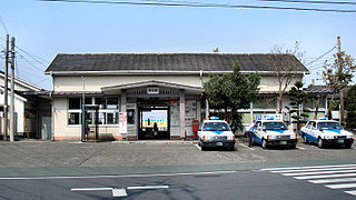 Arisa Station railway station in Yatsushiro, Kumamoto prefecture, Japan