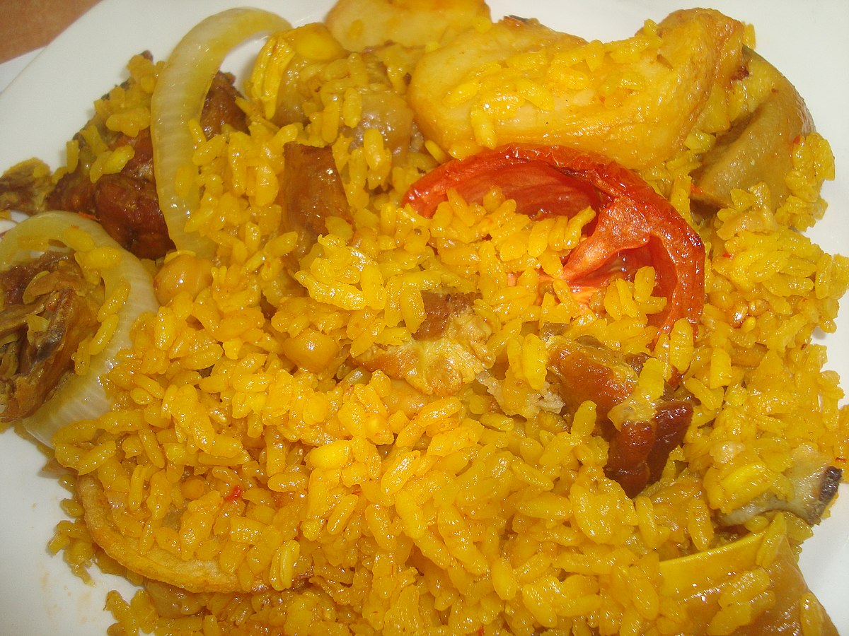 Arroz valenciano al horno