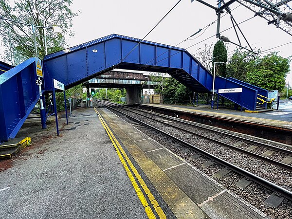 Congleton railway station in 2023