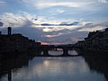 Atardecer desde Ponte Vecchio