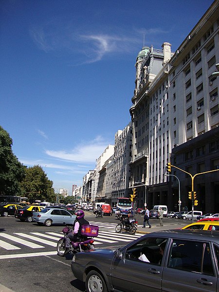 File:Av. Paseo Colón desde Parque Colón.JPG