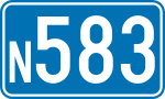 Miniatuur voor N583 (België)