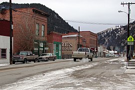 Des pick-ups à Basin (Montana)