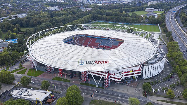 BayArena, the stadium of Bayer Leverkusen