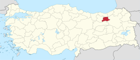 Bayburt in Turkey.svg