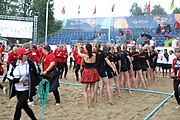 Deutsch: Beachhandball Europameisterschaften 2019 (Beach handball Euro); Tag 6: 7. Juli 2019 – Siegerehrungen English: Beach handball Euro; Day 6: 7 July 2019 – Medal ceremony