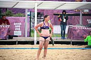 Deutsch: Beachhandball bei den Olympischen Jugendspielen 2018; Tag 5, 10. November 2018; Mädchen, Platzierungsrunde - Amerikanisch-Samoa-Venezuela 0:2 English: Beach handball at the 2018 Summer Youth Olympics at 11 October 2018 – Girls Consolation Round – American Samoa-Venezuela 0:2