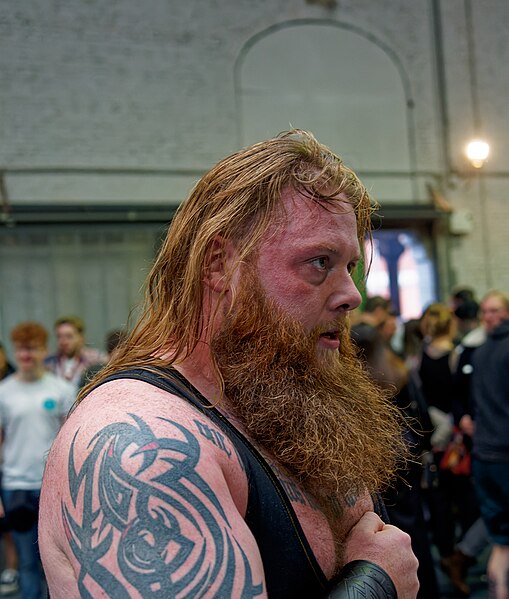 File:Bearded man with arm tattoo.jpg