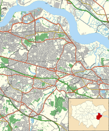 Queen Mary's Hospital, Sidcup is located in London Borough of Bexley