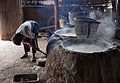 Open pan salt making in Bo Kluea, Nan Province