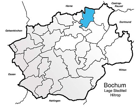 Bochum Lage Stadtteil Hiltrop