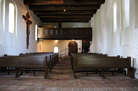 Blick in die Johanniterkapelle Bokelesch