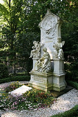 Grave of Robert and Clara Schumann at Bonn Bonn graveyard robert schumann 20080509.jpg