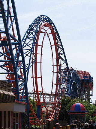 <span class="mw-page-title-main">Revolution (Blackpool Pleasure Beach)</span> Shuttle roller coaster