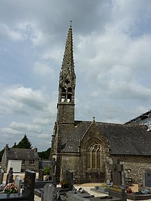 Église Notre-Dame : clocher et partie ouest.