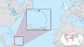 Placering af De Britiske Jomfruøer (omringet med rødt)