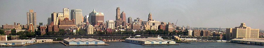 Widok na Brooklyn Heights z Dolnego Manhattanu