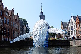 Bruges - Sensibilisation aux déchets plastiques jetés dans la mer