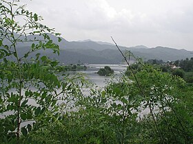 แม่น้ำบกฮันที่ไหลผ่านอำเภอคาพย็อง