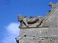 Chapelle Sainte-Anne : détail d'une figure animale.