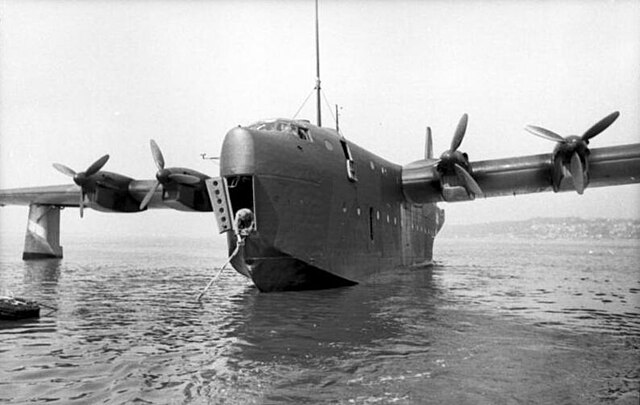 BV 238 V1 flying boat with Kraftei DB 603s, similar to Do 217s