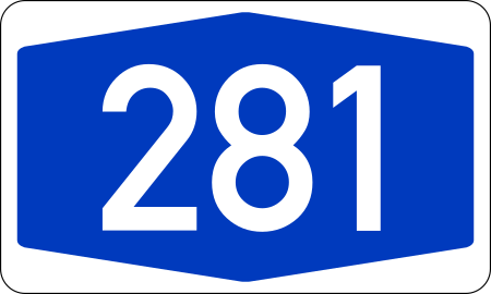 Bundesautobahn 281 number