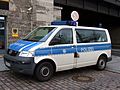 VW T5 - Berlin, policja