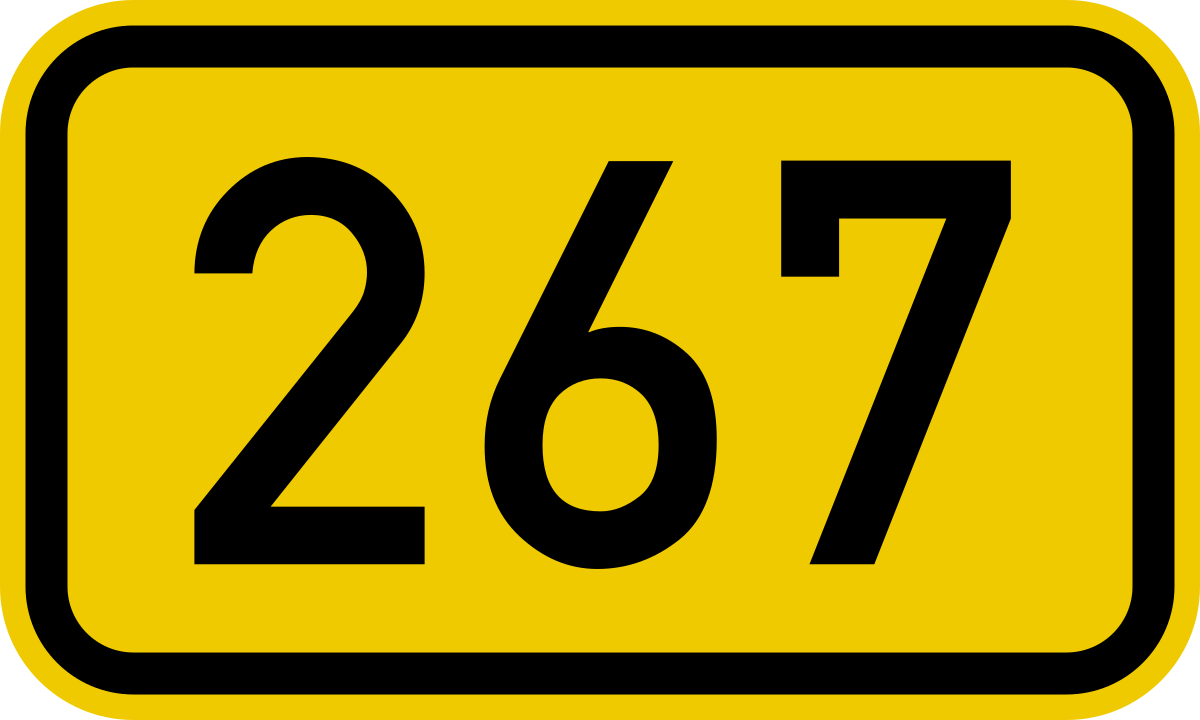 File:Bundesstraße 267 number.svg - Wikimedia Commons