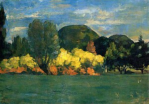 Cezanne. Поль Сезанн берег Марны. Поль Сезанн берега Марны 1888. Поль Сезанн залив Эстак. Поль Сезанн вид на Эстак.