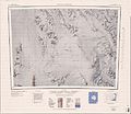 Kartenblatt Freyberg Mountains von 1967, Südteil des Rennick-Gletschers im Westen der Karte