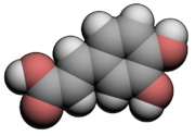 Niepodpisana grafika związku chemicznego; prawdopodobnie struktura chemiczna bądź trójwymiarowy model cząsteczki