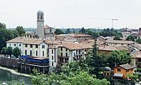 Canonica from across the Adda