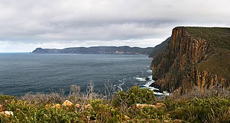 Cape Pillar as seen from the Cape Hauy track Tasmania