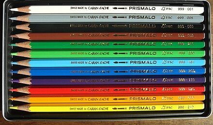 Coloured pencils (Caran d'Ache)