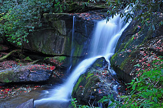 <span class="mw-page-title-main">Cedar Rock Falls</span> Waterfall in Transylvania County, in the Blue Ridge Mountains of North Carolina