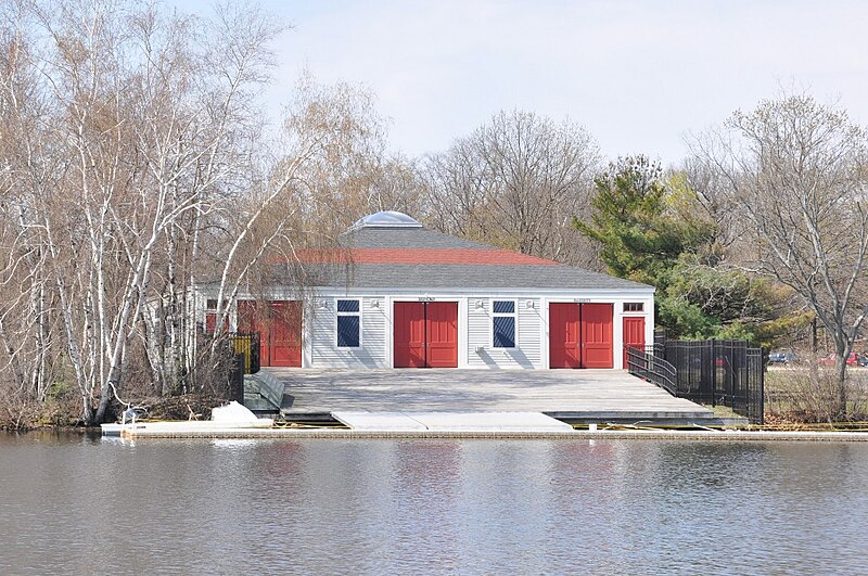 File:Charles River Belmont Hill and Winsor Schools Boathouse.jpg