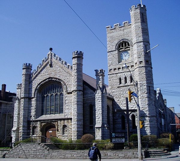 The Anglican Church of the Messiah on Avenue Road.