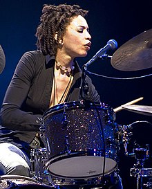 Blackman performing at Sesc Pompeia in Sao Paulo, Brazil, in August 2007 Cindy Blackman5.jpg