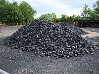 Coal pile at the North Tyneside Steam Railway.JPG