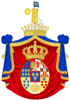 Coat of Arms of Prince Alfonso, Count of Caserta (c.1840-1886).svg