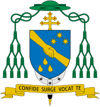 Coat of arms of Domenico Battaglia (archbishop).svg