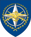 Coat of arms of the International Military Staff.svg