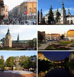 Collage of views of Kielce.png