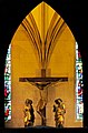 Christ en croix (XIVe siècle).