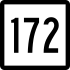Route 172 Markierung