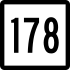 Route 178-Markierung