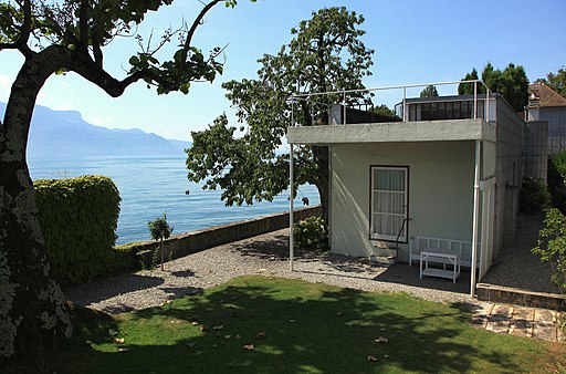 Le Corbusiers Villa Le Lac in Corseaux am Genfersee (UNESCO-Welterbe in der Schweiz)