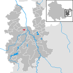 Läget för kommunen Crimla i Landkreis Greiz