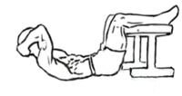 In a crunch, the lower back does not lift off the floor Crunches-2.png